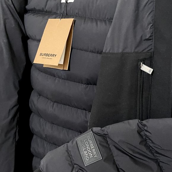 NWT BURBERRY Newbridge Fur-trimmed Quilted Coat - Picture 13 of 13